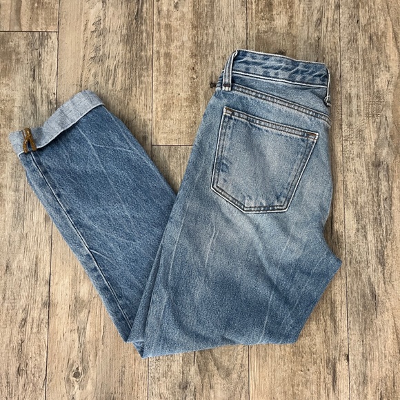 Abercrombie & Fitch Distressed Crop Jeans Size:00/24 - Picture 4 of 6
